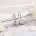Moissanite Star Stud Earrings – S925 Sterling Silver Platinum-Plated