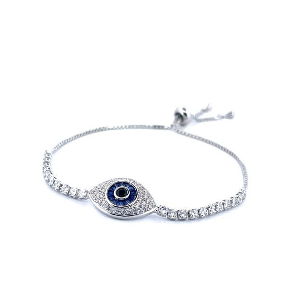 Evil Eye Bracelet- White