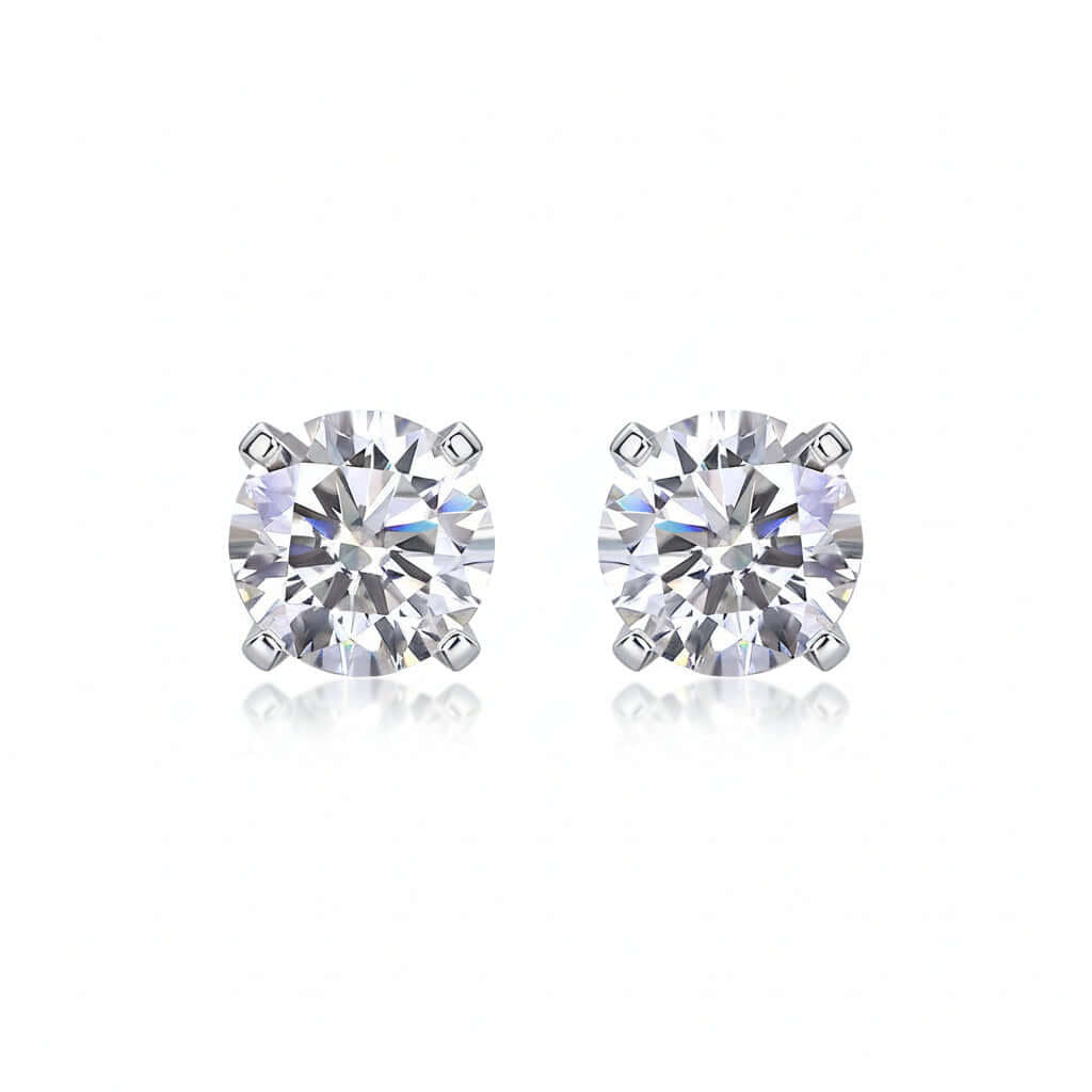 Classic Moissanite Stud Earrings