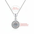 Moissanite Grace – 925 Sterling Silver 1CT Necklace