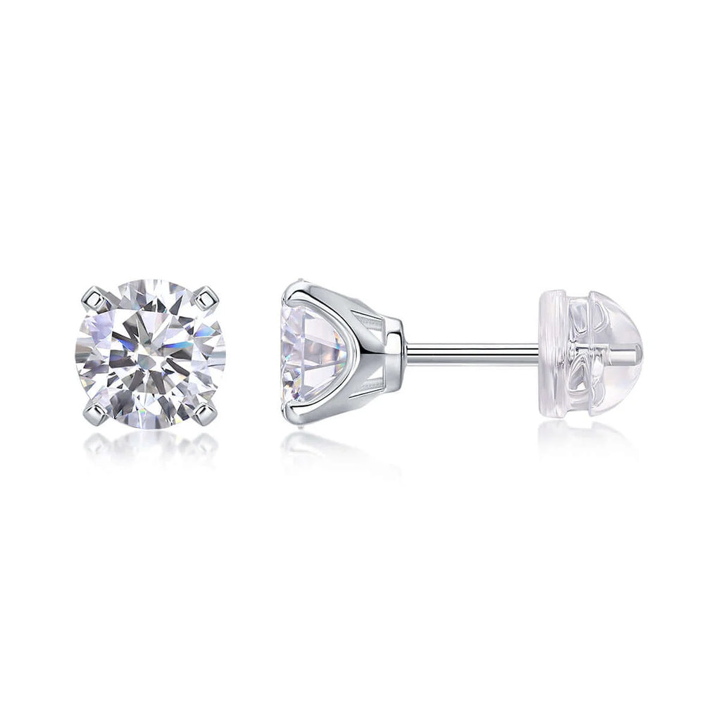 Classic Moissanite Stud Earrings