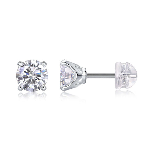 Classic Moissanite Stud Earrings