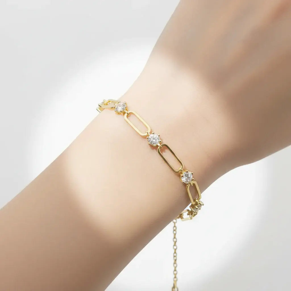 Soul Link Bracelet- 18K Gold Plated