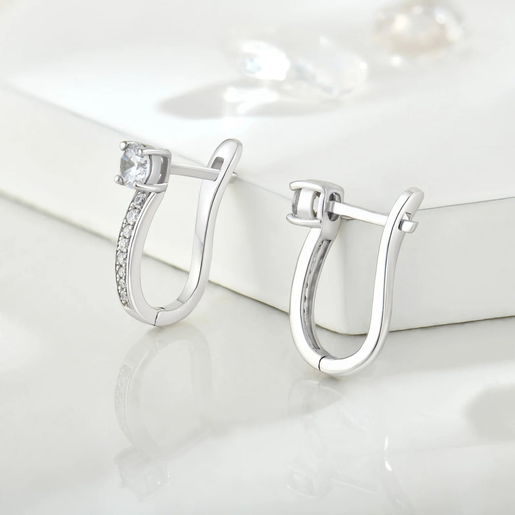 Everlove Hoop Moissanite Earrings