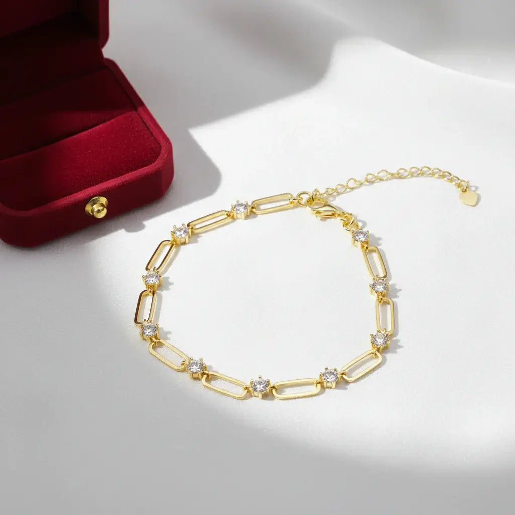 Soul Link Bracelet- 18K Gold Plated
