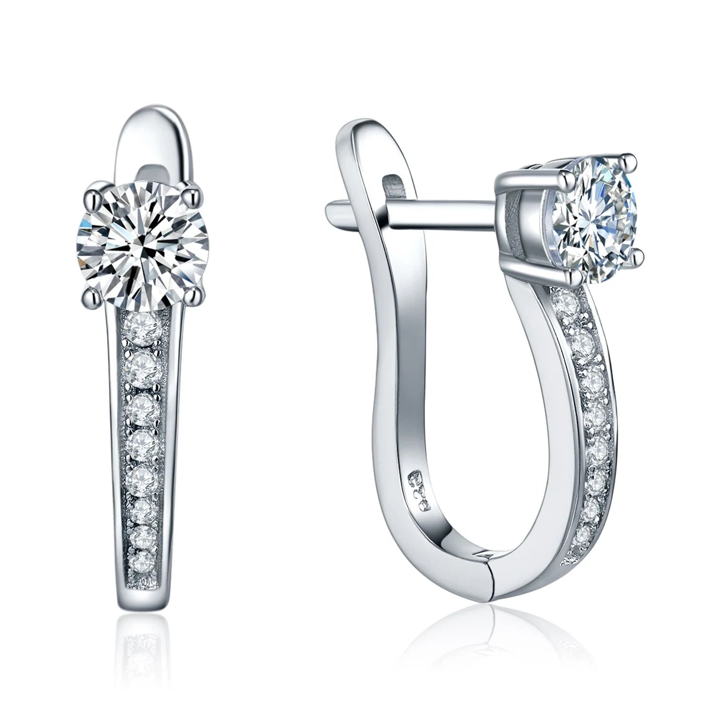 Everlove Hoop Moissanite Earrings